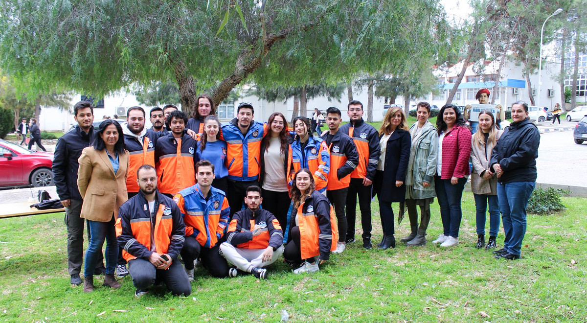 Applied Earthquake Awareness Training Held within the Collaborations of EMU Community Involvement Center and Research and Rescue Club