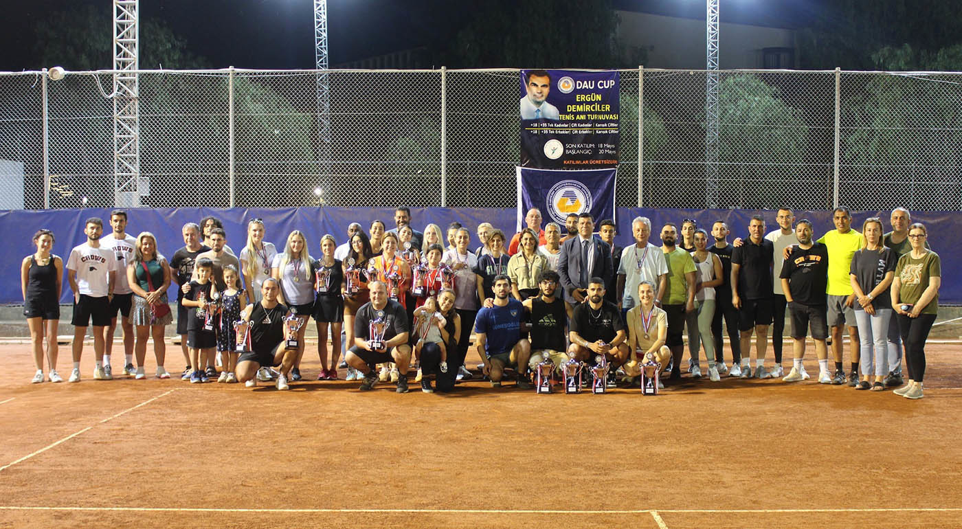 EMU Organizes a Tennis Tournament in Memory of Ergün Demirciler