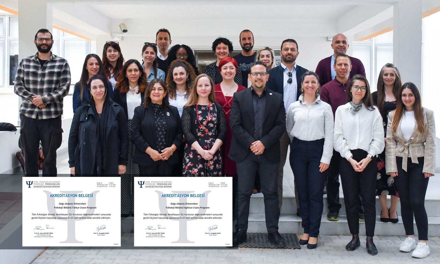 DAÜ Psikoloji Bölümü Türkçe ve İngilizce Programları TPD Tarafından KKTC’de Akredite Edilen Tek Programlar Oldu