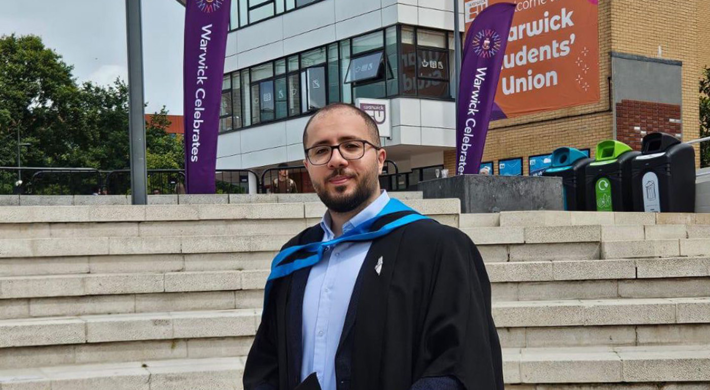 DAÜ ile Warwıck Üniversitesi Arasında Yürütülen Yüksek Lisans Programı Mezunu’ndan Gururlandıran Başarı