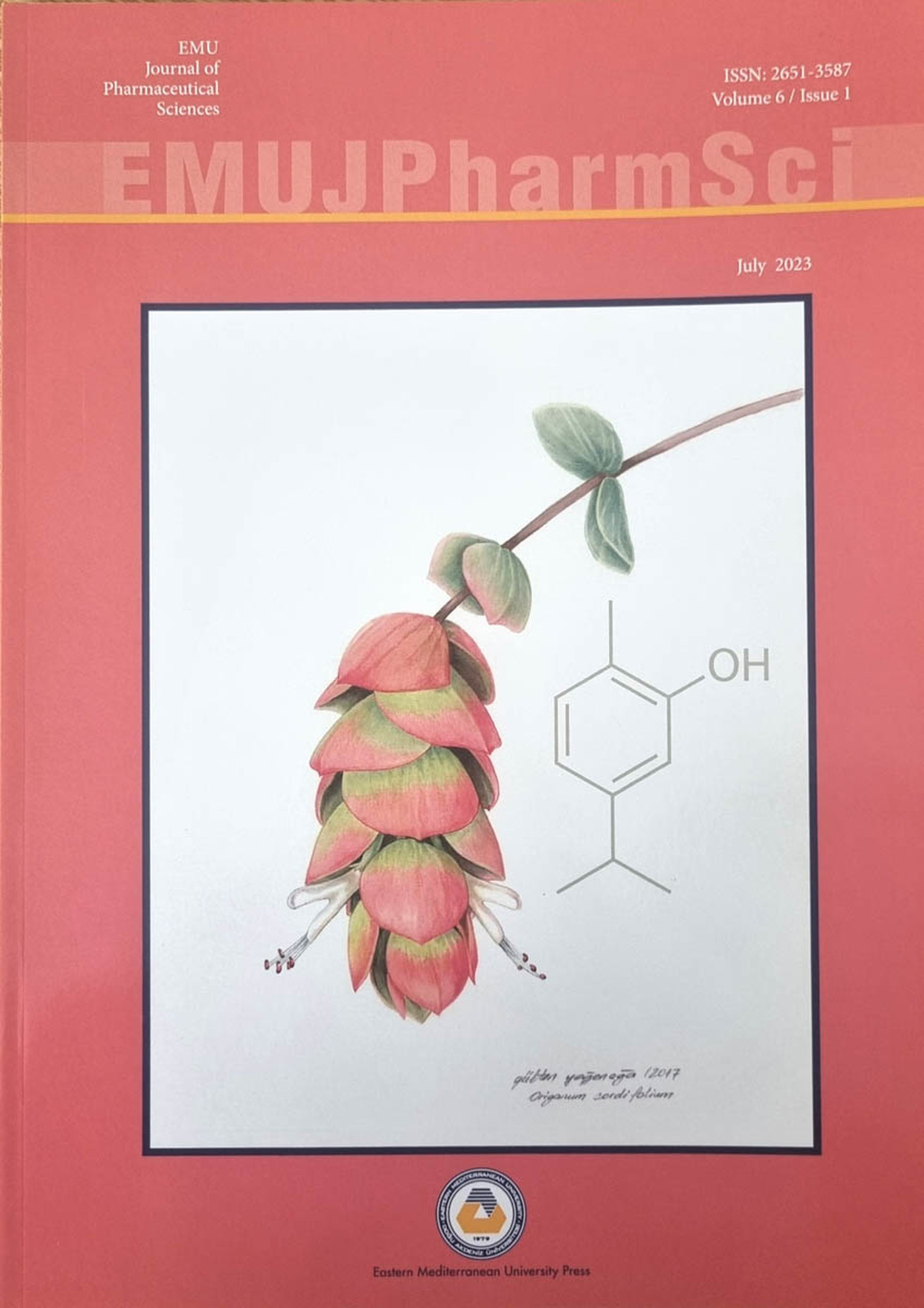 DAÜ Eczacılık Fakültesi Bilimsel Dergisi “EMU Journal Of Pharmaceutıcal Scıences” 7.  Yaşına Girdi