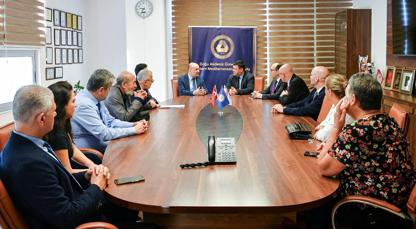 Ankara Hacı Bayram Veli Üniversitesi Rektör Vekili Prof. Dr. Metin Orbay DAÜ Rektörü  Prof. Dr. Hasan Kılıç’ı Ziyaret Etti