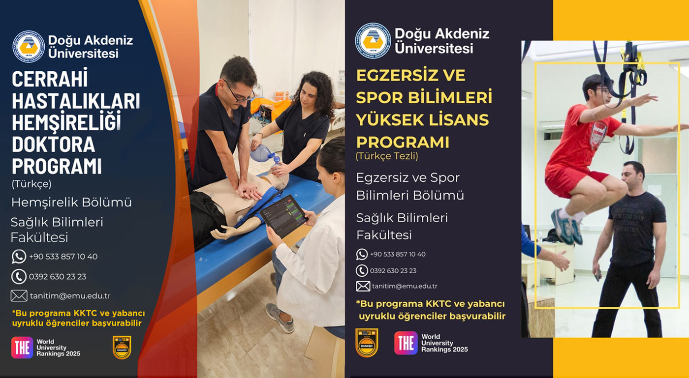 DAÜ Sağlık Bilimleri Fakültesi’nden Yeni Yüksek Lisans ve Doktora Programı