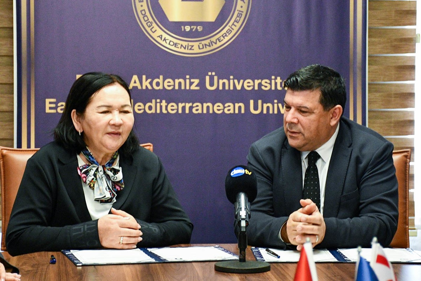 DAÜ ve Kırgız Devlet Üniversitesi Arasında İş Birliği Protokolü İmzalandı