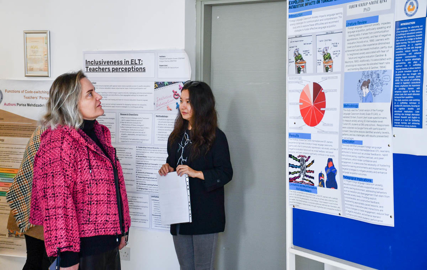 Postgraduate Research Poster Presentations Exhibited at EMU Foreign Languages Education Department