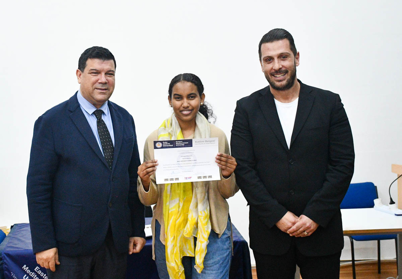 EMU Department of Civil Engineering Organizes Traditional Pasta Building Competition and Certificate Ceremony