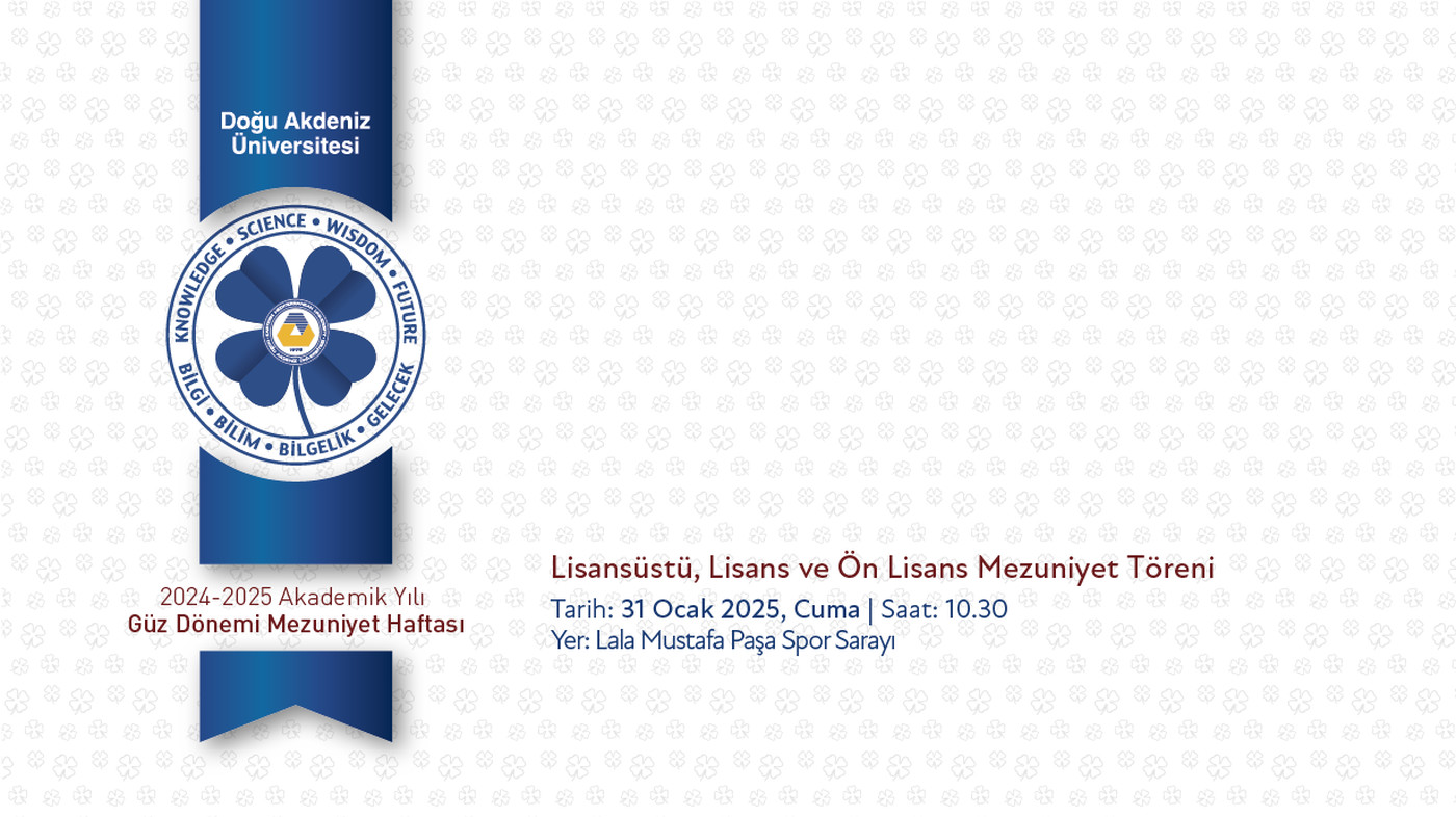 Mezuniyet Haftası Programı