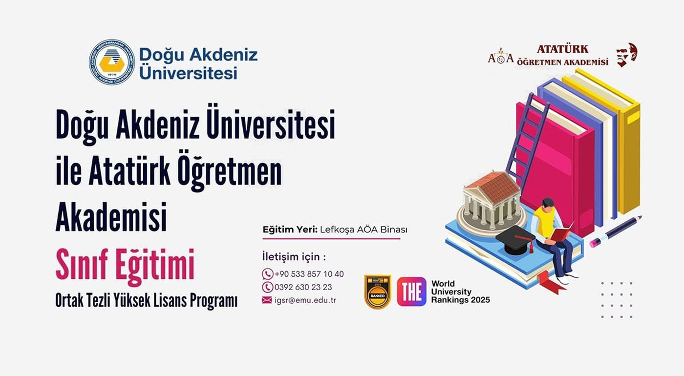 DAÜ Eğitim Fakültesi ile Atatürk Öğretmen Akademisi’nden Ortak Yüksek Lisans Programı