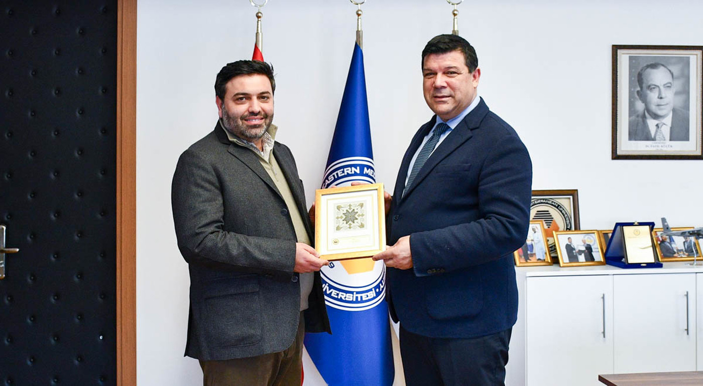 Turkish and Dubai Citizen Business Person Dr. İdris Demirhan Visits EMU