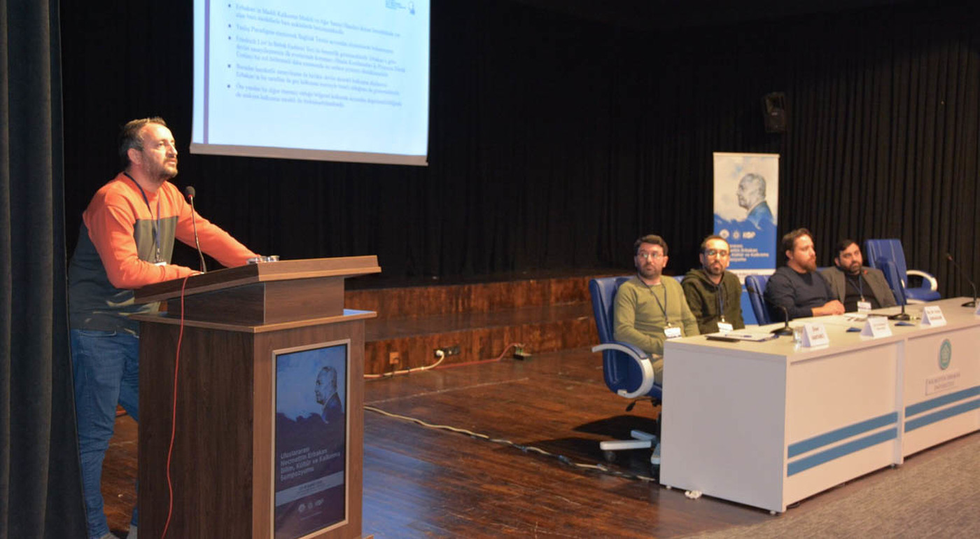 EMU Department of Business Presents a Paper at International Necmettin Erbakan Symposium on Science, Culture and Development