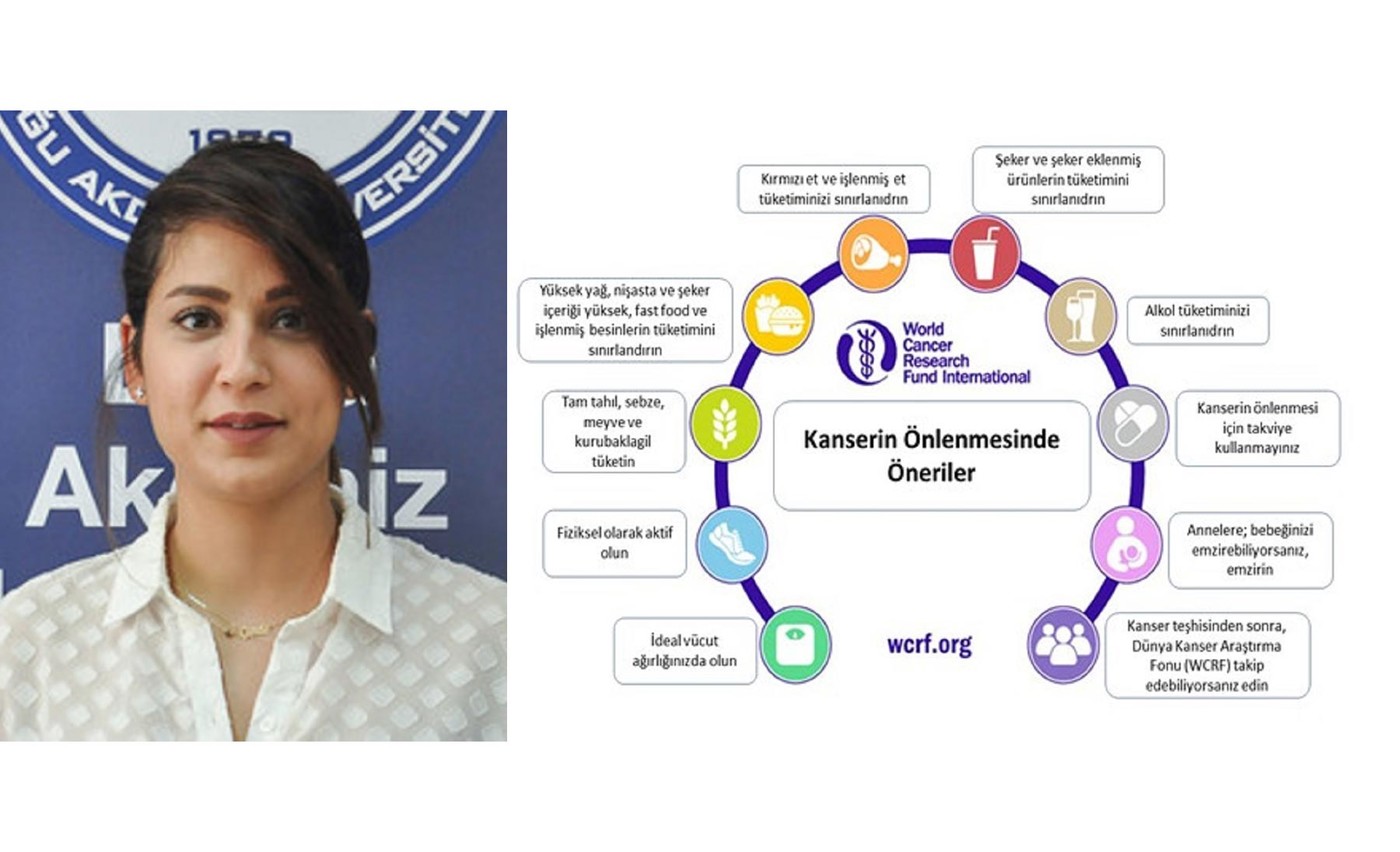 EMU Department of Nutrition and Dietetics Released a Statement on 1-7 April Cancer Week