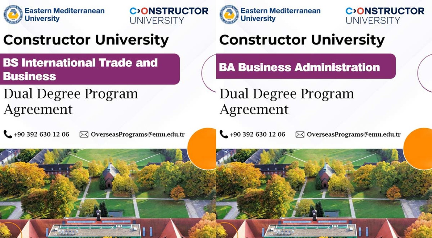 DAÜ ile Constructor Üniversitesi Arasında Çift Diploma Programı Hayata Geçiriliyor