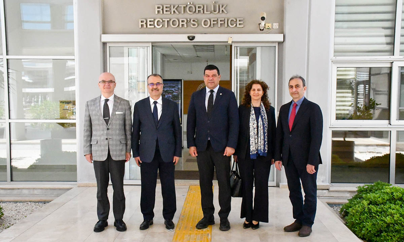 Marmara University Rector Prof. Dr. Mustafa Kurt and Faculty of Medicine Dean Prof. Dr. Ümit S. Şehirli Visits EMU