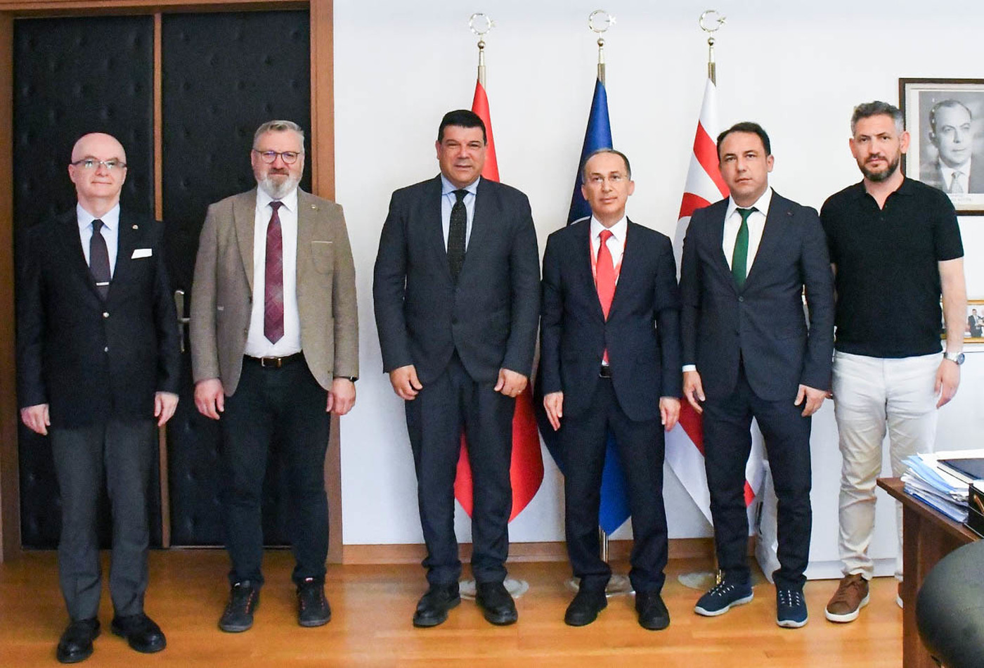 Süleyman Demirel Üniversitesi Rektörü Prof. Dr. Mehmet Saltan’dan, DAÜ Rektörü Prof. Dr. Hasan Kılıç’a Ziyaret