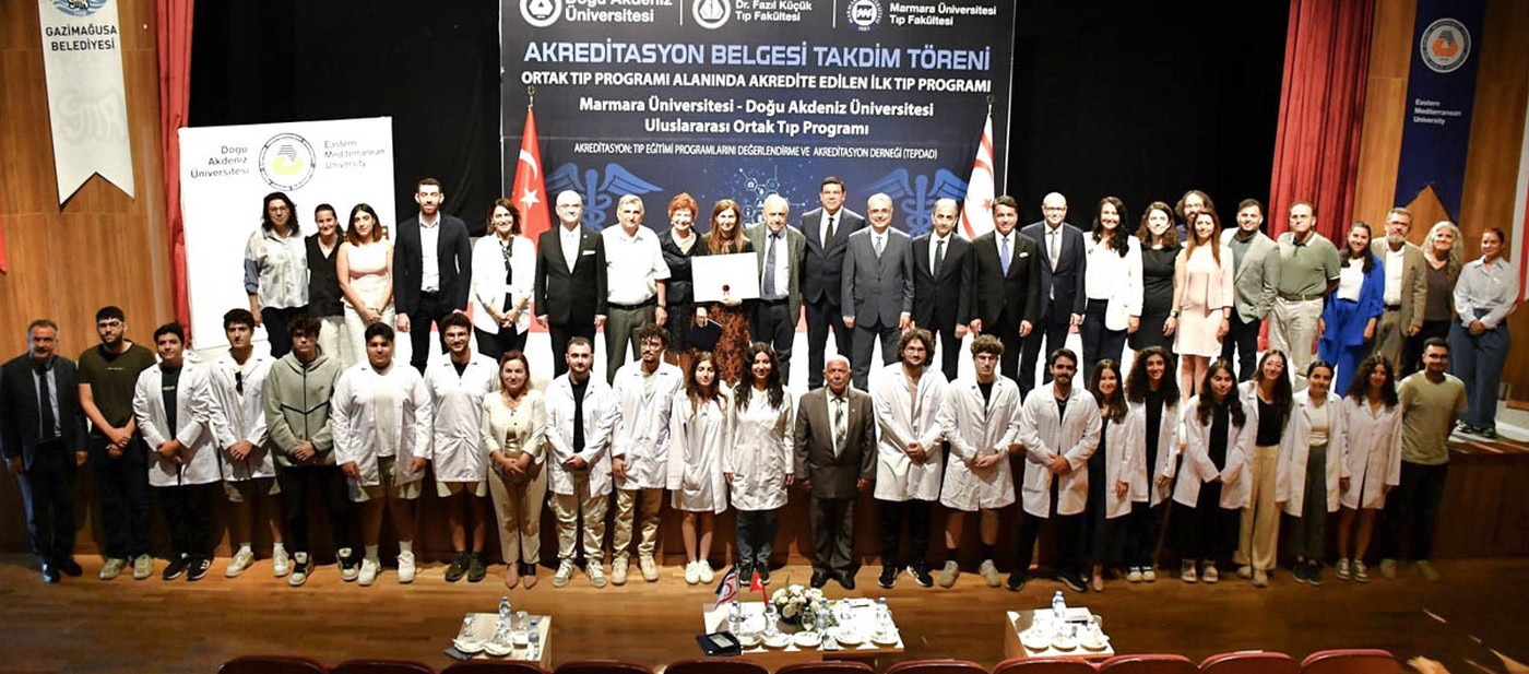 Ortak Tıp Programı Alanında Akredite Edilen İlk Program Olan DAÜ-MÜ Uluslararası Ortak Tıp Programına Akreditasyon Belgesi Düzenlenen Tören İle Takdim Edildi
