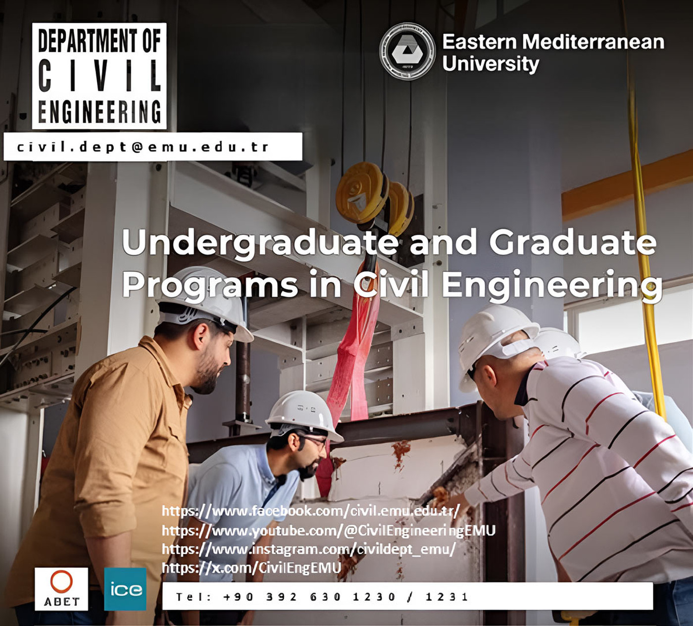 Build Your Future on a Solid Foundation with EMU Department of Civil Engineering