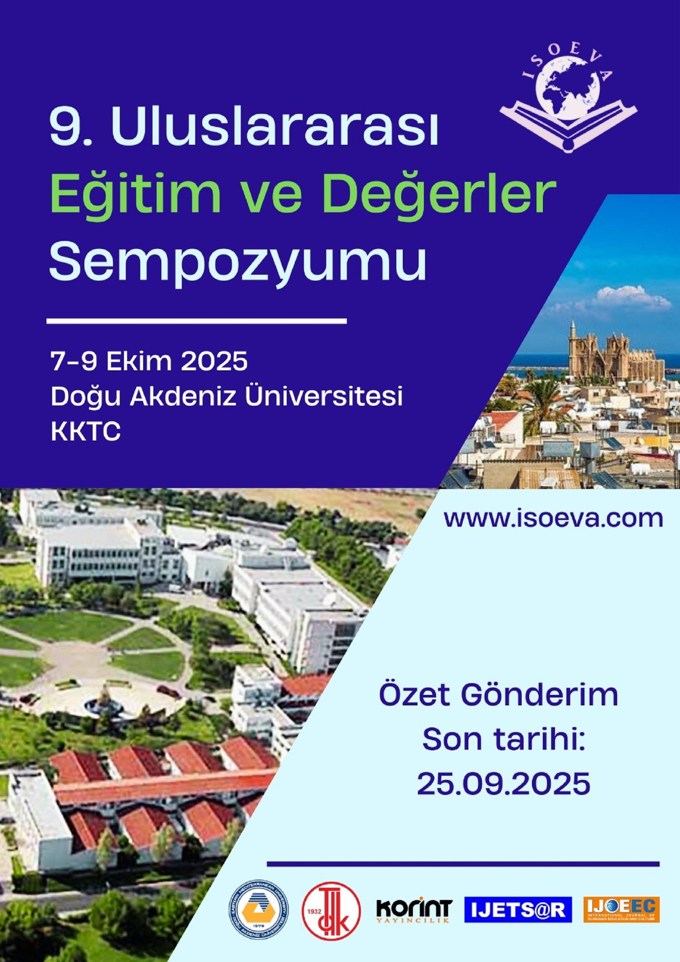 9. Uluslararası Eğitim ve Değerler Sempozyumu DAÜ Ev Sahiğliğinde Gerçekleştirilecek