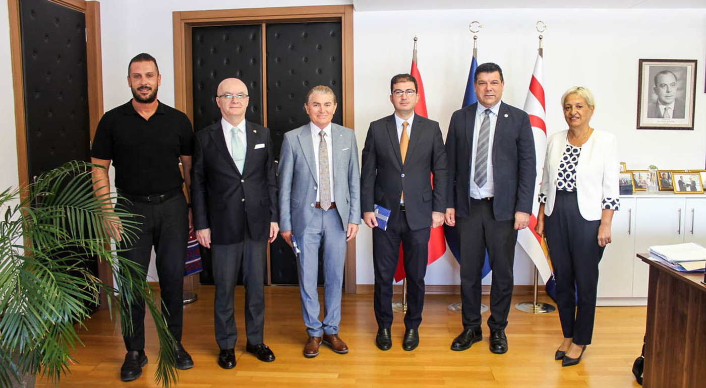 KYK Dormitory Directors and TR Ministry of Youth and Sports, TRNC Youth and Sports Coordinator Visit EMU Rectorate