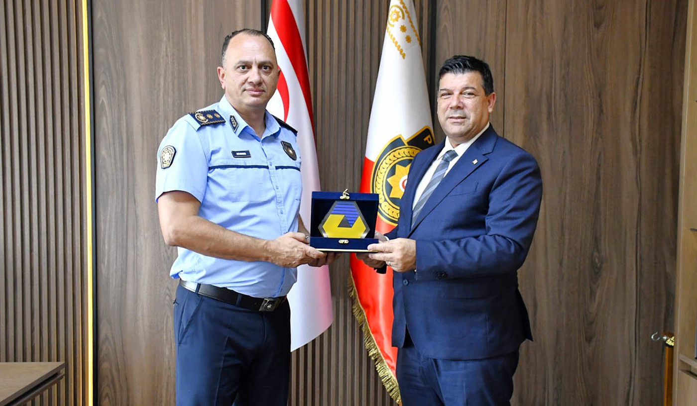 EMU Rector Prof. Dr. Hasan Kılıç Visits Ali Adalıer – Director of the Police Department
