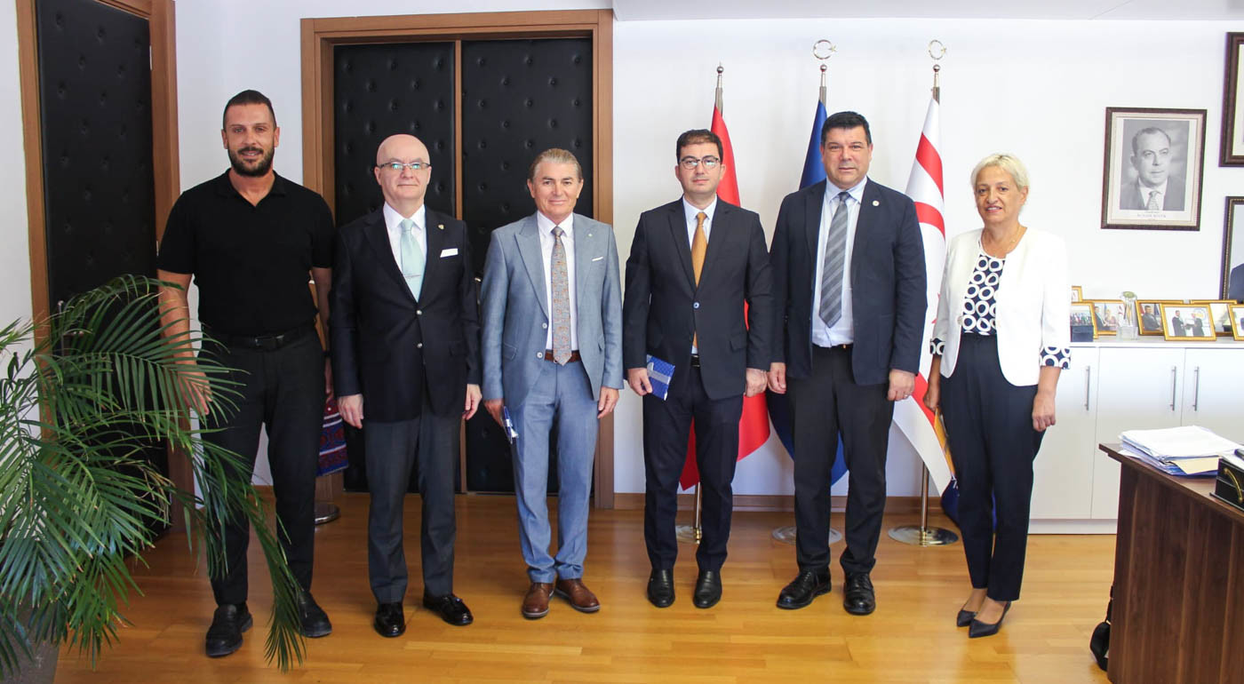 KYK Dormitory Directors and TR Ministry of Youth and Sports, TRNC Youth and Sports Coordinator Visit EMU Rectorate