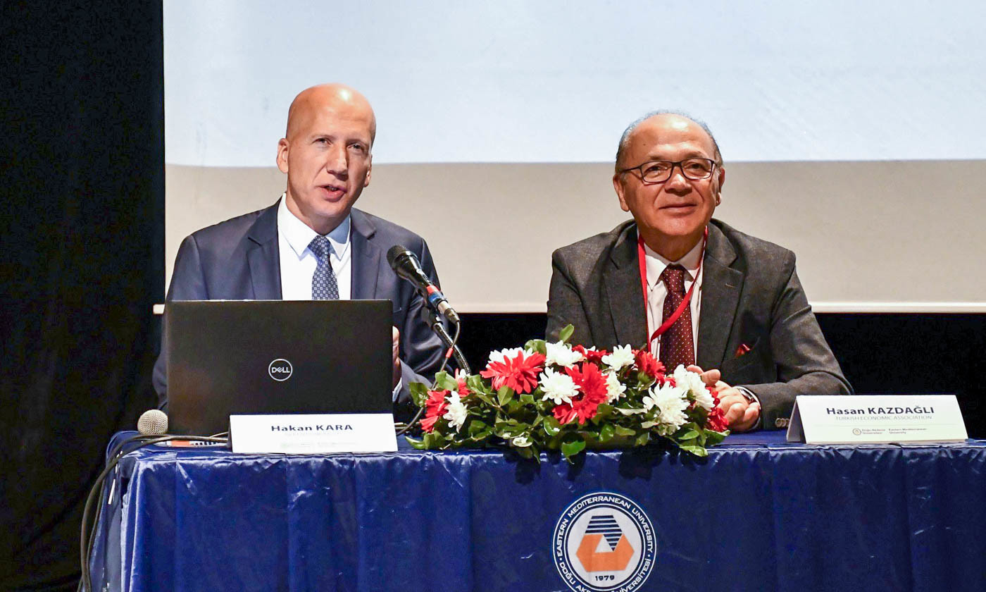 EMU Hosts the 32nd Conference on Economics with the Participation of TRNC Minister of Economy and Energy Olgun Amcaoğlu