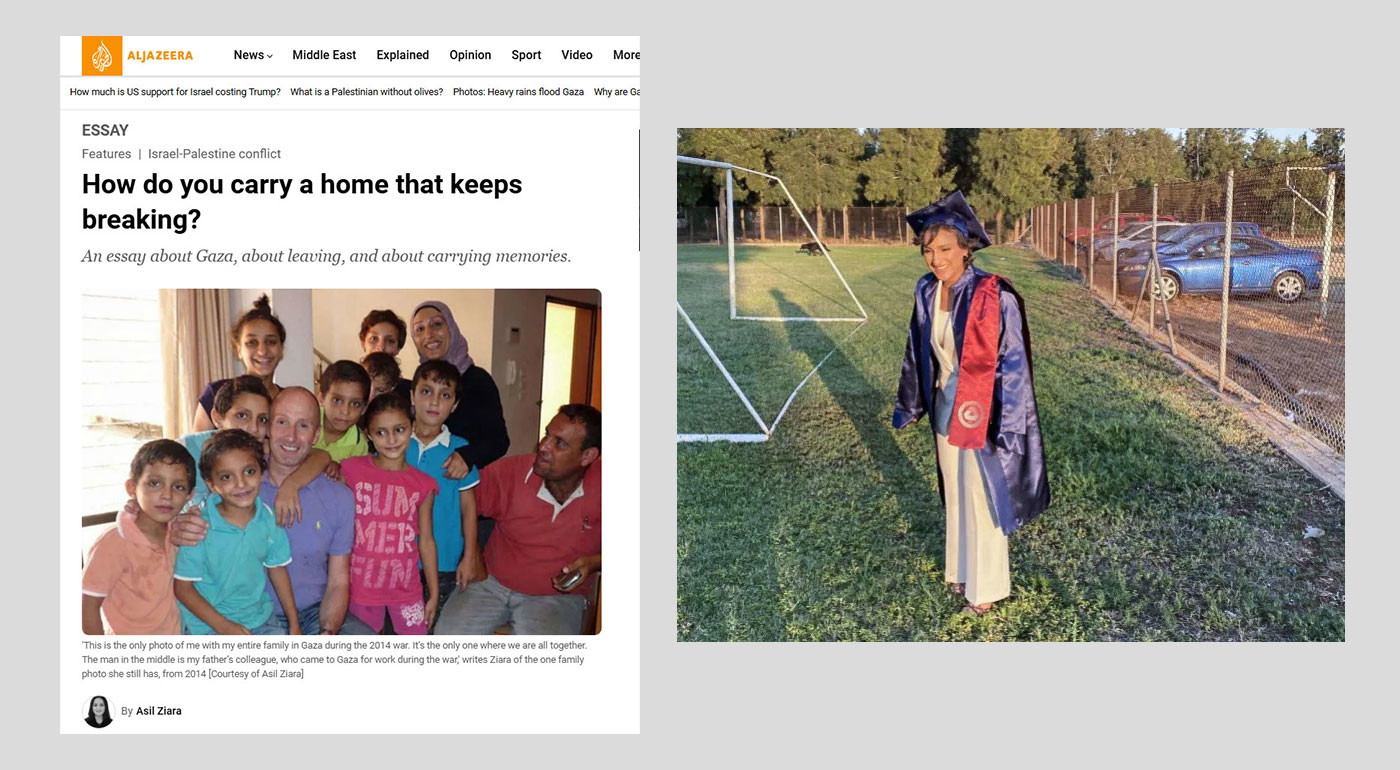 DAÜ Mezunu Asil Ziara’nın Gazze’den Dünyaya Uzanan Hikâyesi Al Jazeera’da Yankı Buldu