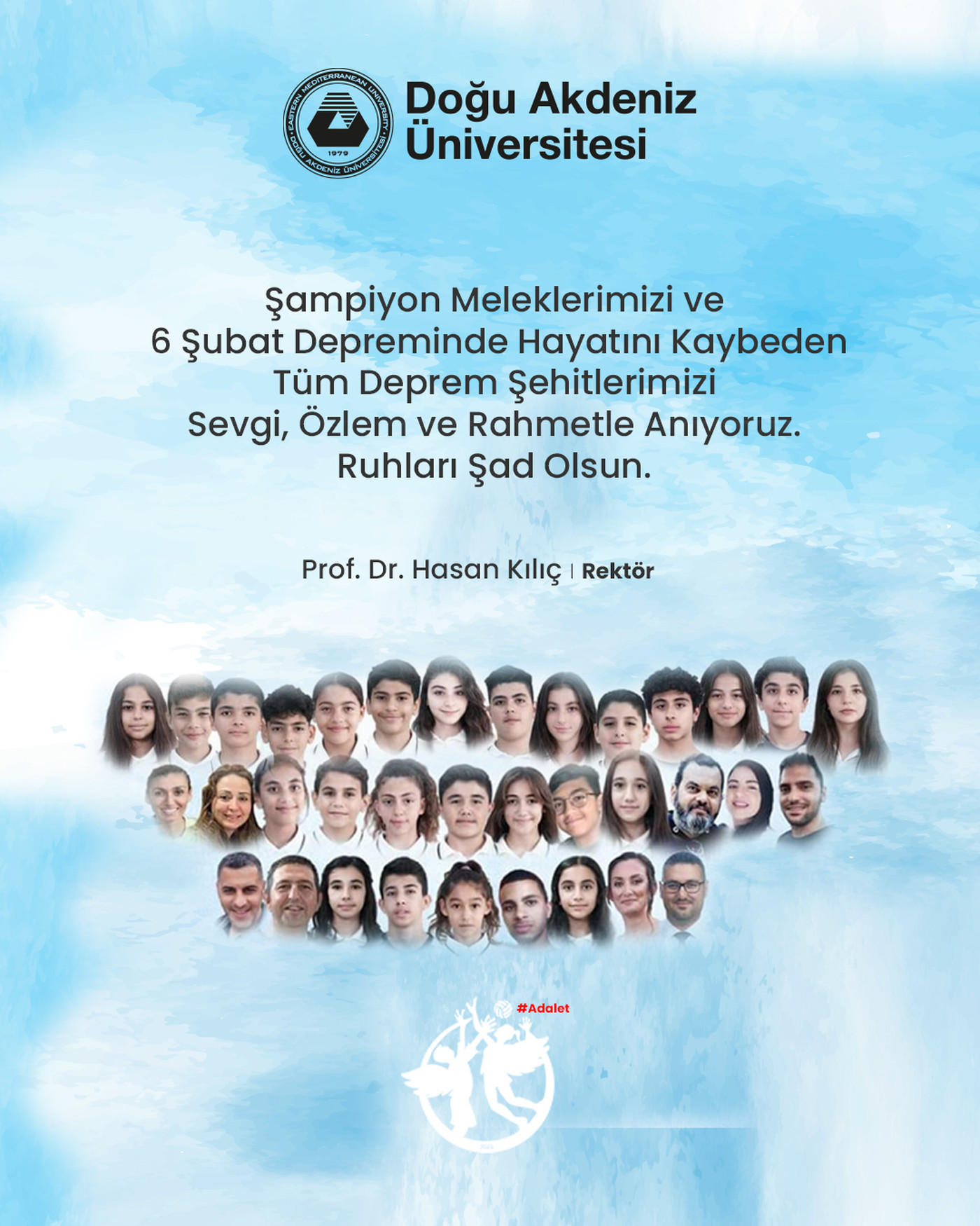 EMU Rector’s Office Releases a Commemorative Message on the 3rd Anniversary of 6 February Eartquake