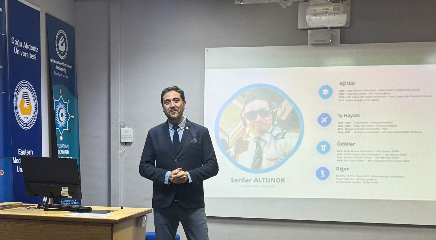 DAÜ’de Pilotluk Mesleğine Dair Bilgilendirici Söyleşi Gerçekleştirildi