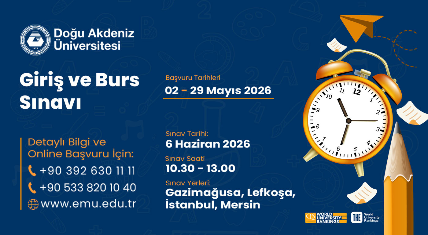 DAÜ Giriş ve Burs Sınavı Tarihleri Belli Oldu