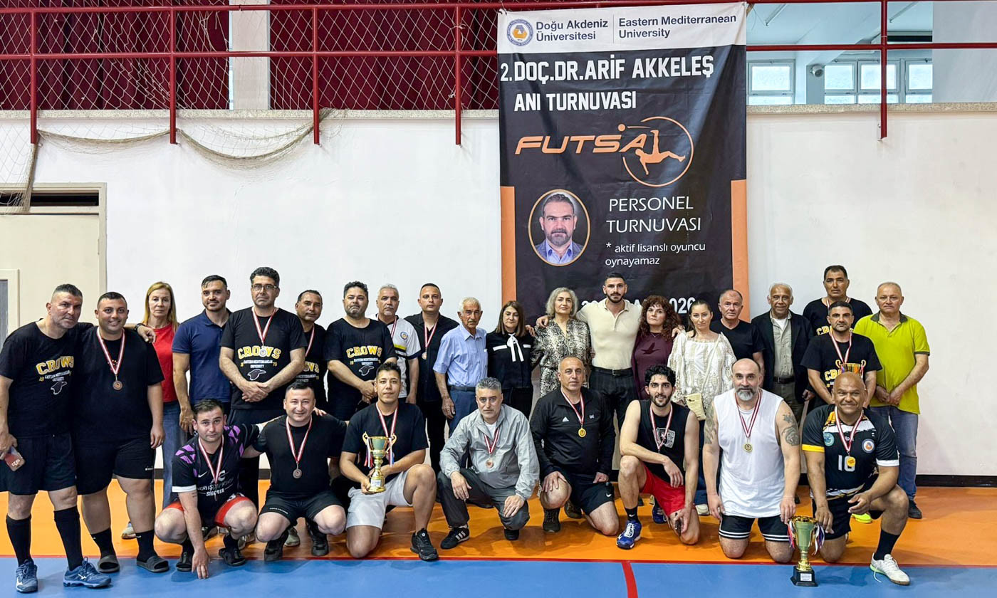 DAÜ’de Doç. Dr. Arif Akkeleş Anısına Düzenlenen 2. Futsal Anı Turnuvası Tamamlandı