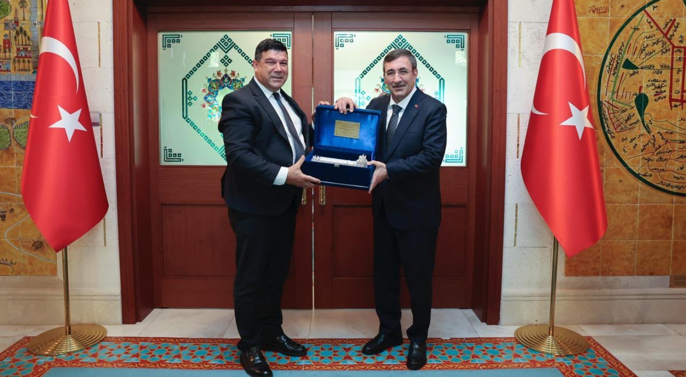 EMU Rector Prof. Dr. Hasan Kılıç Visits Cevdet Yılmaz – Vice President of Republic of Türkiye