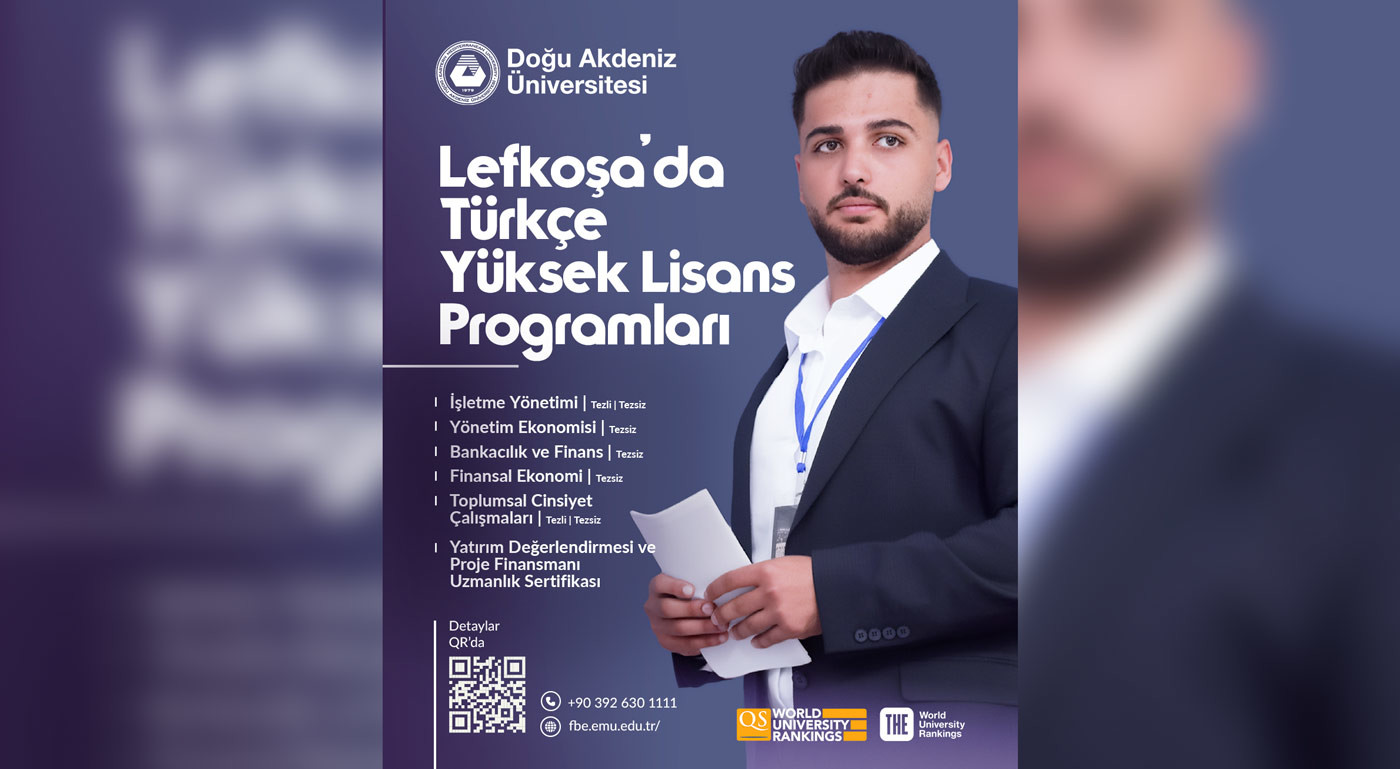 DAÜ Lefkoşa’daki Yüksek Lisans Programlarıyla Akademik Fırsatlar Sunuyor