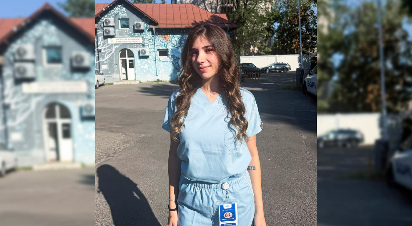 DAÜ Tıp Fakültesi Öğrencisi Pelinsu Ağazade Romanya’da Uluslararası Araştırma Programına Katıldı